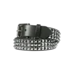 Jacuzzi Unlimited PU Leather Studded Belt 32-38