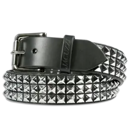 Jacuzzi Unlimited PU Leather Studded Belt 32-38