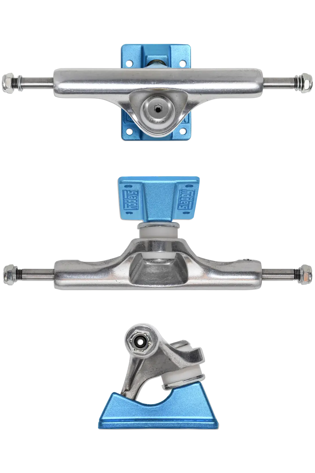 Slappy Trucks Slappy ST1 Inverted Hollow Lights/Ultra Low Kingpin Light Blue 8.25"