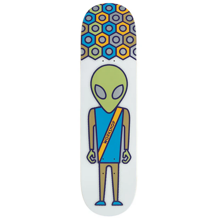 Alien Workshop Soldier White 8.25"