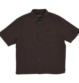 Quasi Skateboards Kalvin SS Button Up Shirt Brown