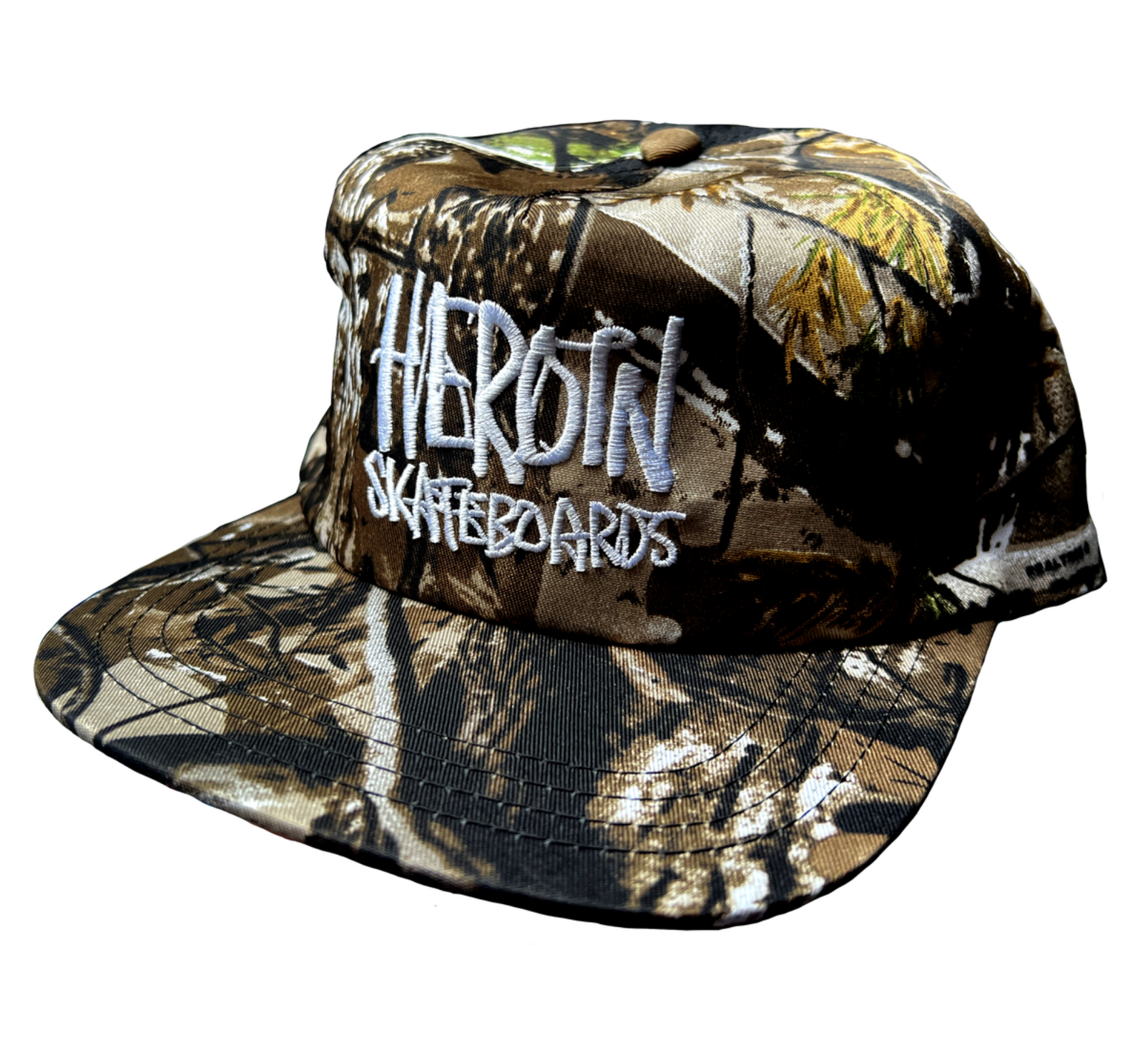 Heroin Script Nylon Snapback Camo