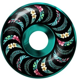 Spitfire Wheels Spitfire F4 99d Floral Classic Black/Teal Swirl 53mm
