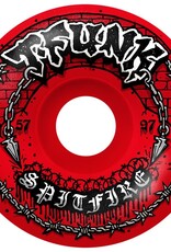 Spitfire Wheels Spitfire F4 97a T-Funk Radial Full Red 57mm
