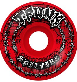 Spitfire Wheels Spitfire F4 97a T-Funk Radial Full Red 57mm