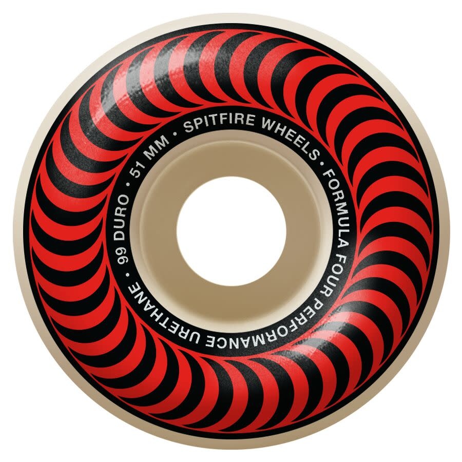 Spitfire Wheels Spitfire F4 99d Classic Swirl Red 51mm