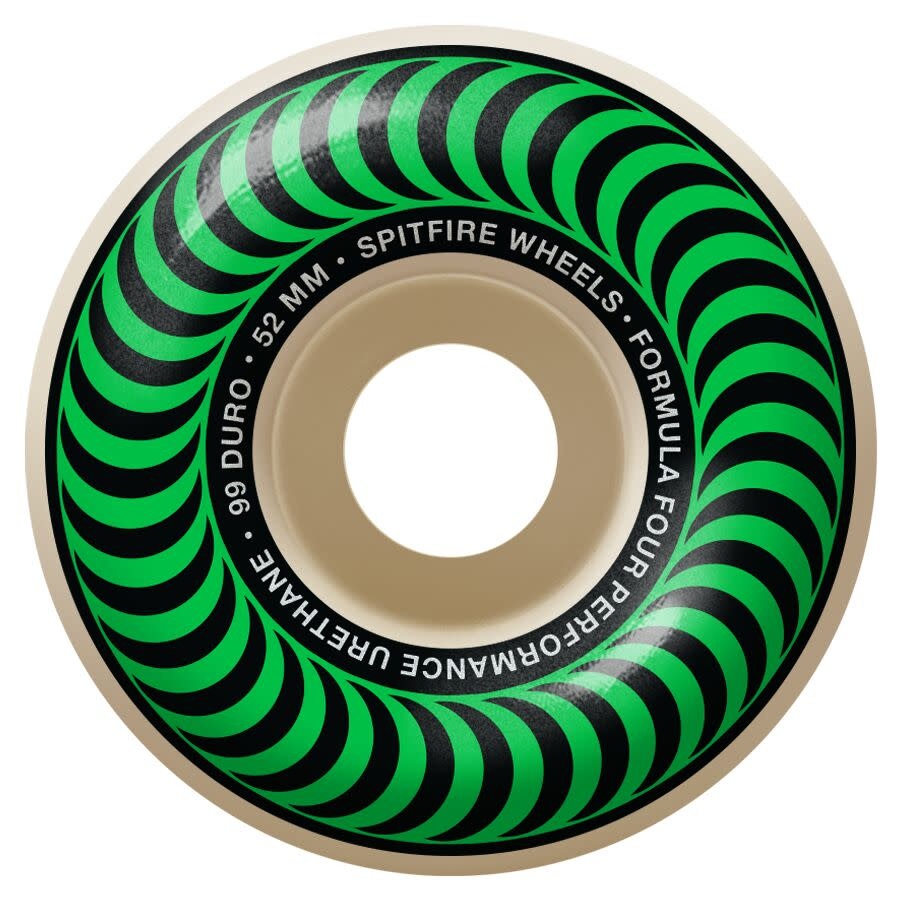 Spitfire Wheels Spitfire F4 99d Classic Swirl Green 52mm