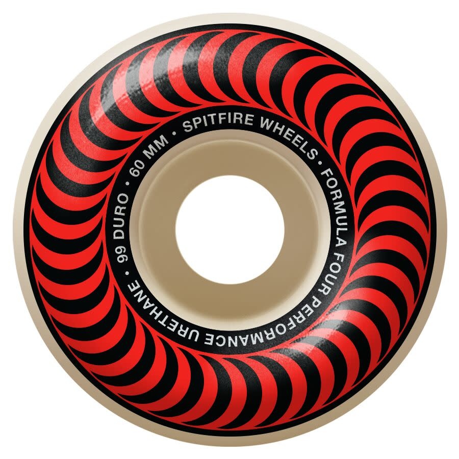 Spitfire Wheels Spitfire F4 99d Classic Swirl Red/Bronze 60mm
