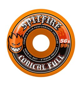 Spitfire Wheels Spitfire F4 99d Team Color Pack Conical Full Orange 56mm