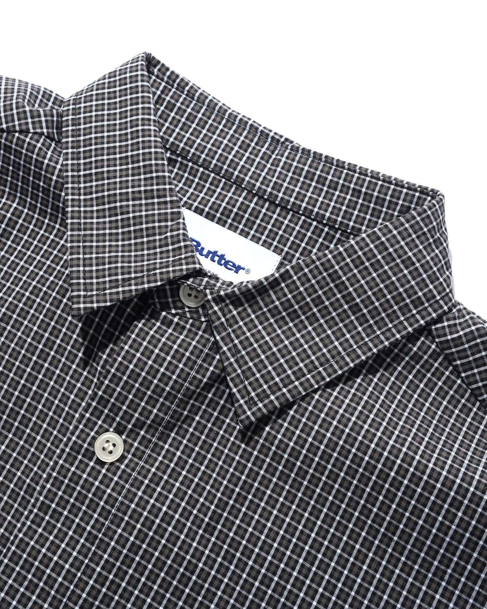 Butter Brand Equipment S/S Shirt Black/Grey