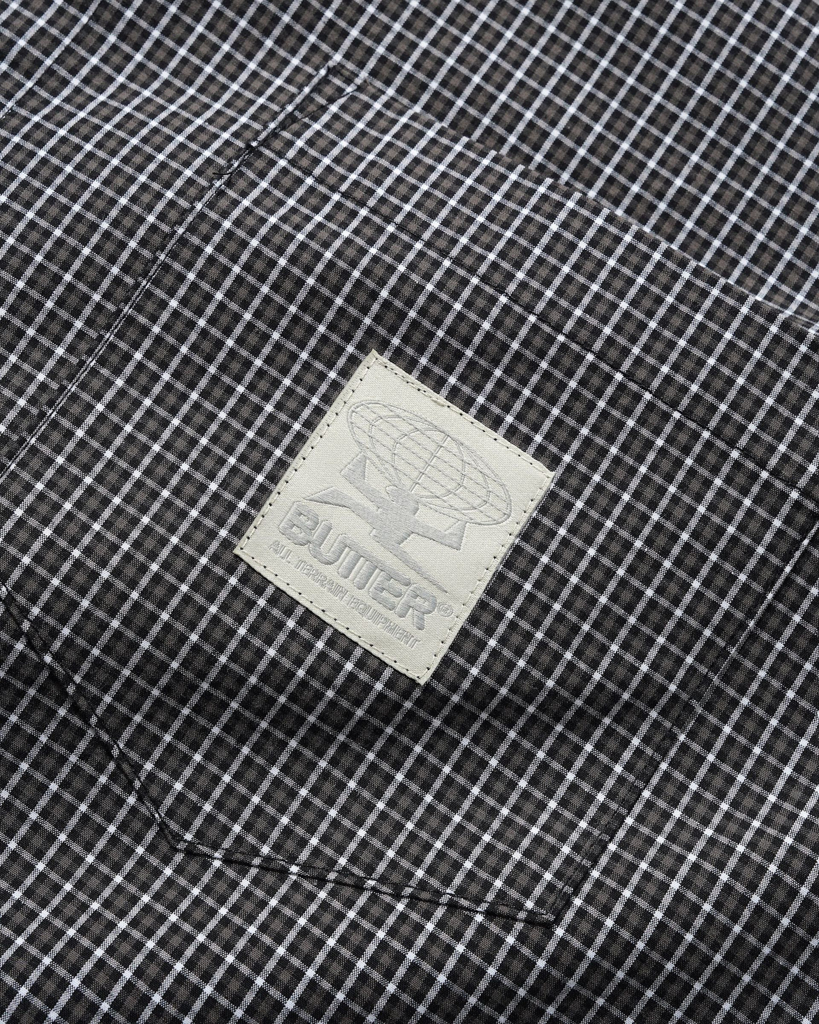 Butter Brand Equipment S/S Shirt Black/Grey