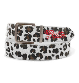 Butter Brand Snow Leopard Animal Hide Belt
