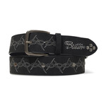 Butter Brand Barbed Wire Studed Belt Black