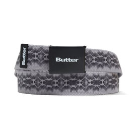 Butter Brand Logo Woven Belt Grey