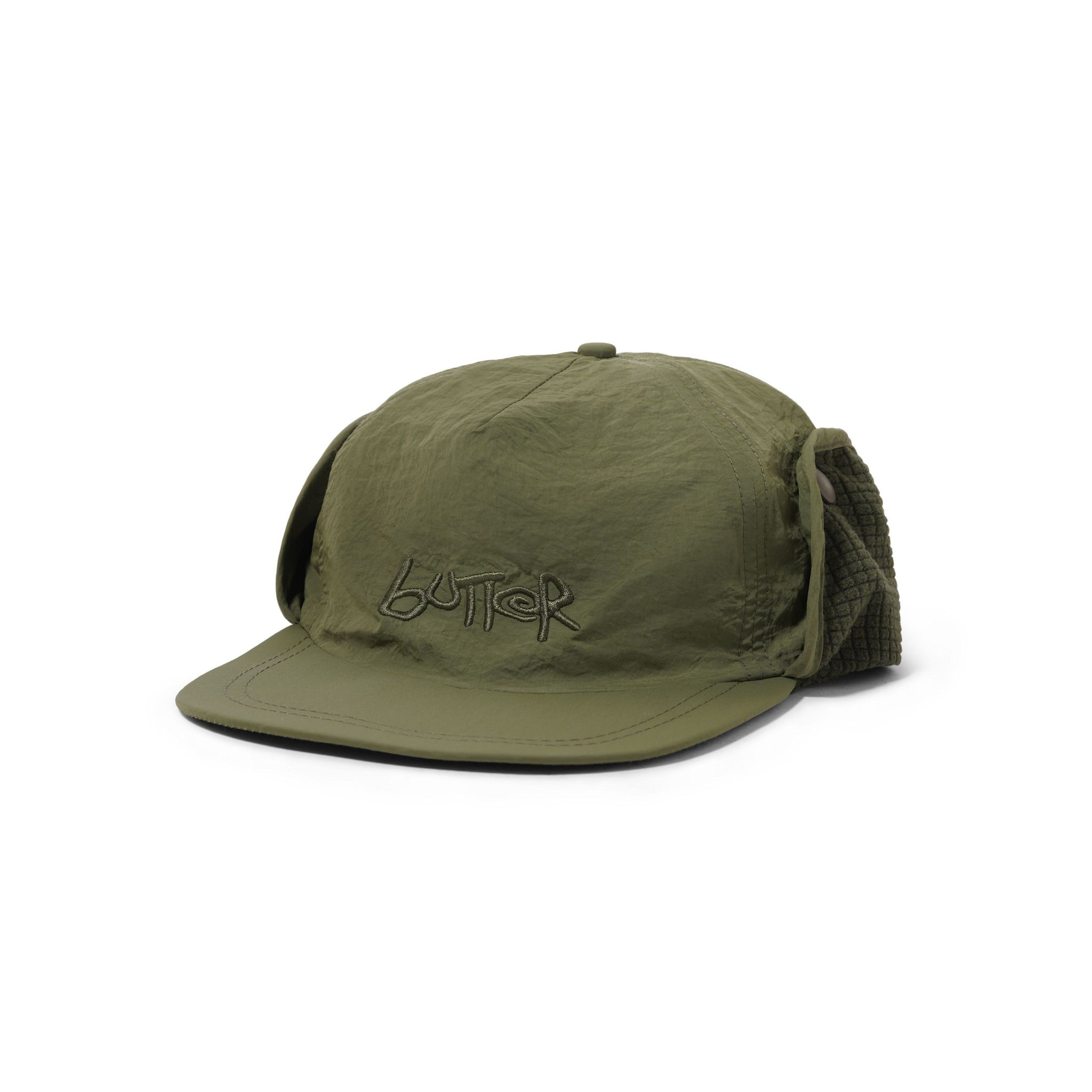 Butter Brand Abseil Earflap Cap Army
