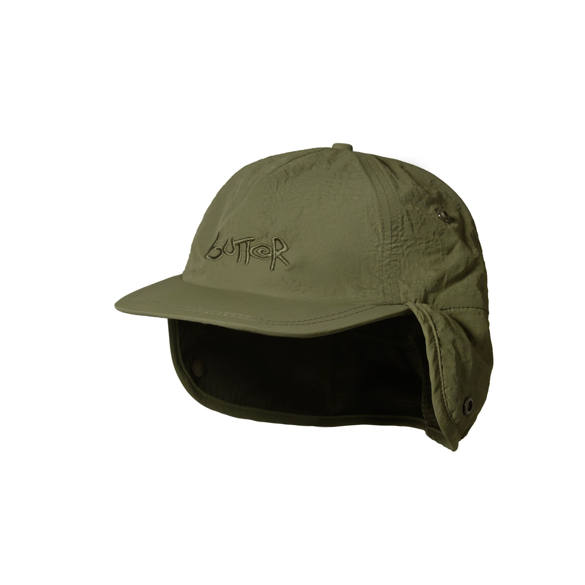 Butter Brand Abseil Earflap Cap Army