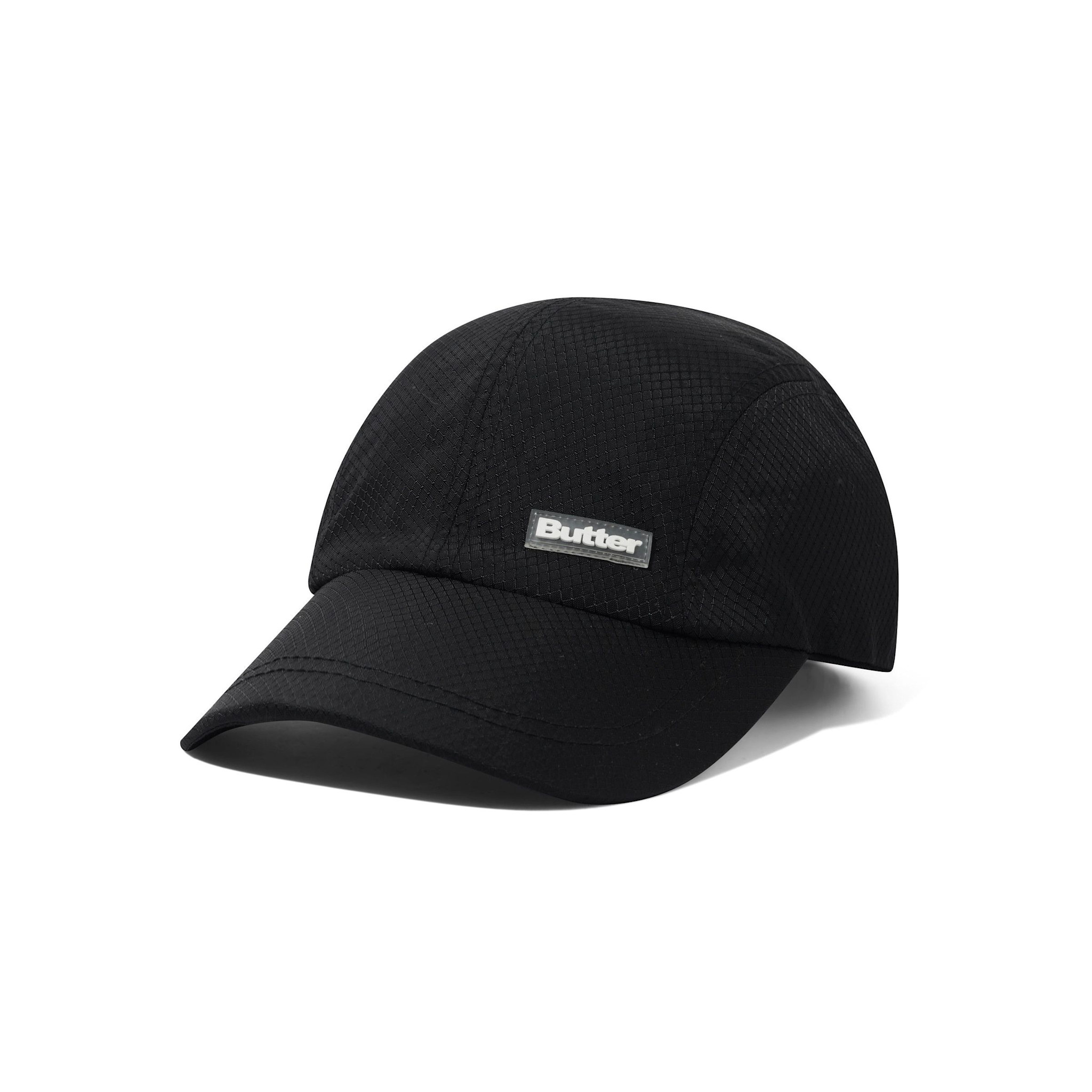 Butter Brand Stride 4 Panel Cap Black