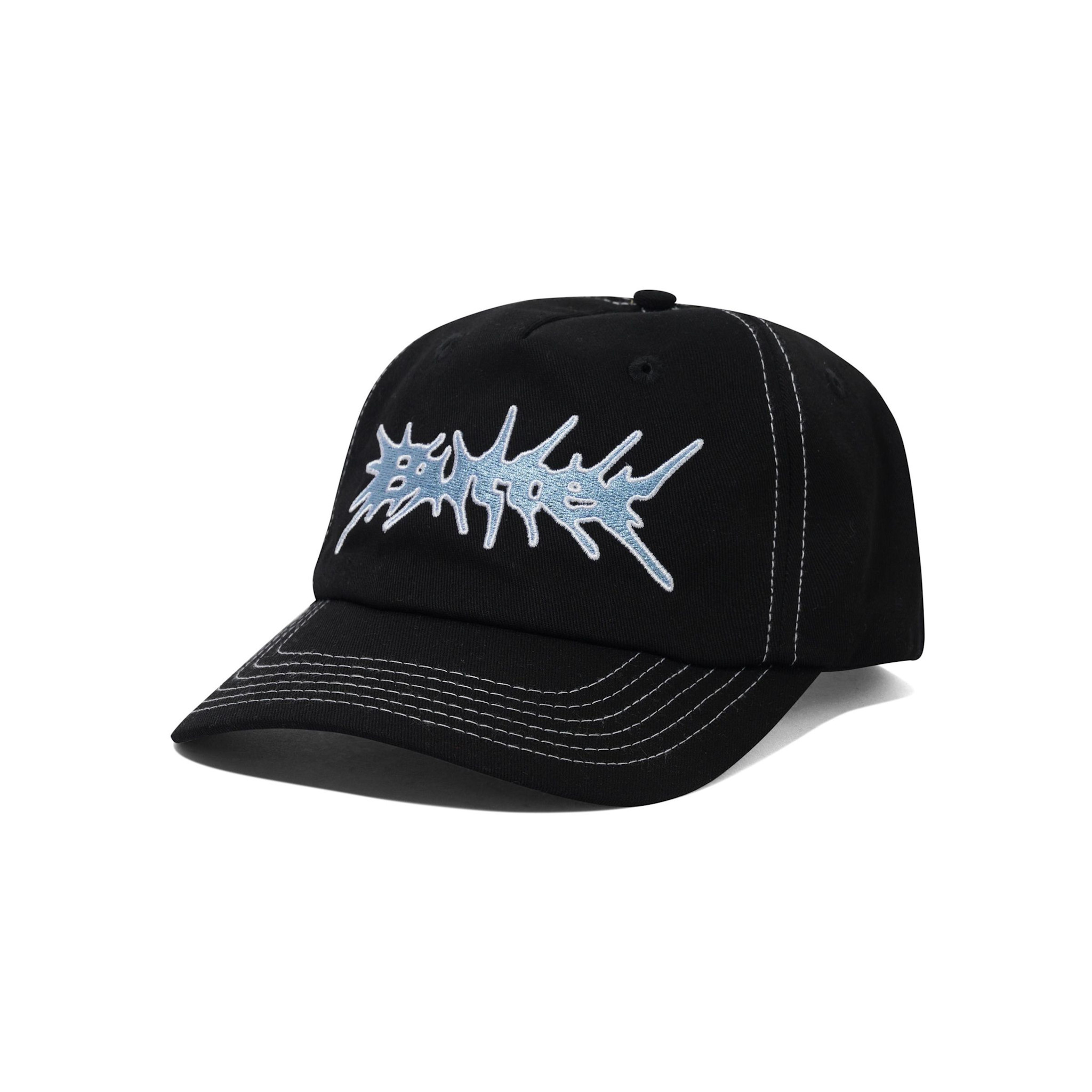Butter Brand Nail 5 Panel Cap Black