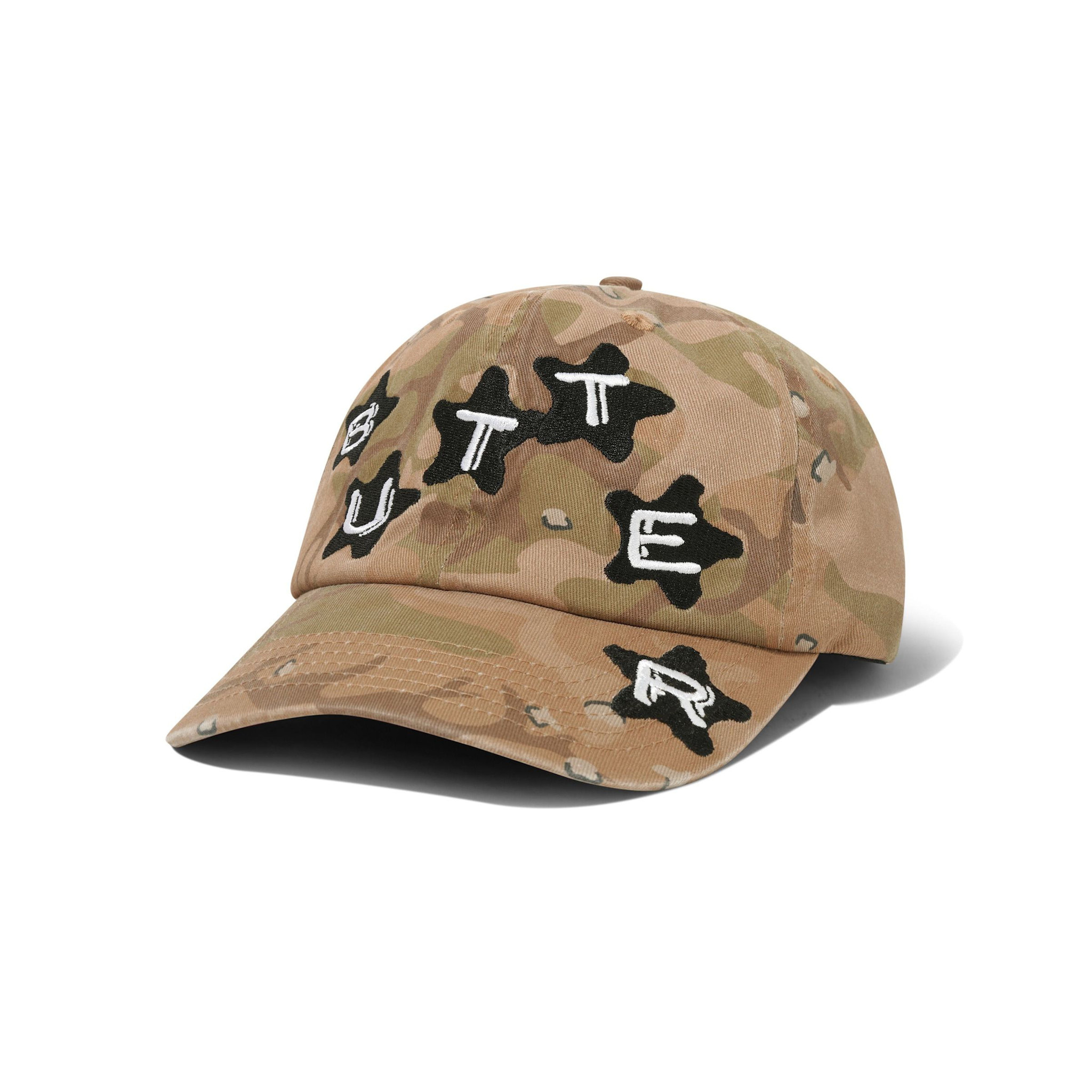 Butter Brand Stars 6 Panel Cap Desert Camo