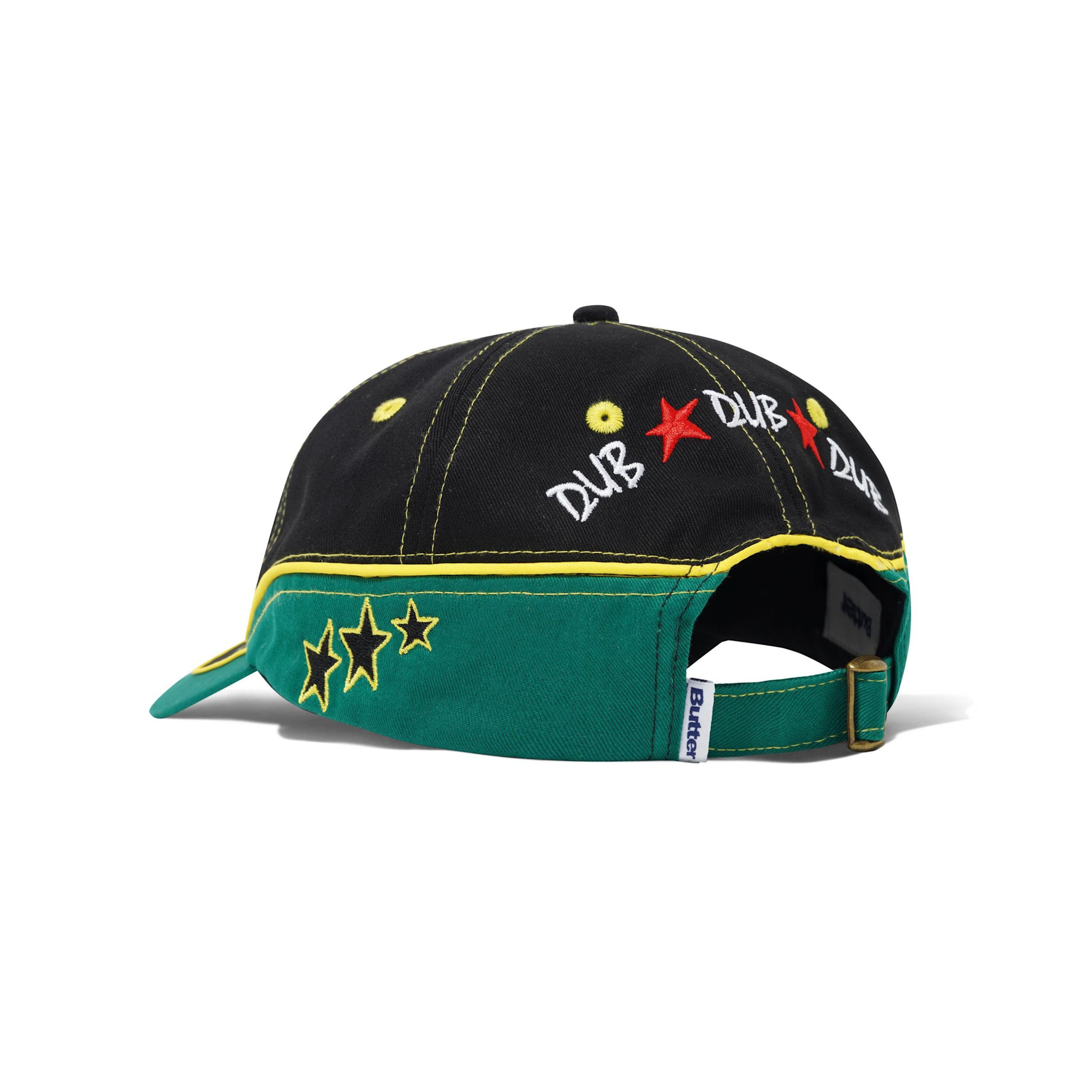 Butter Brand Dub 6 Panel Cap Black/Green