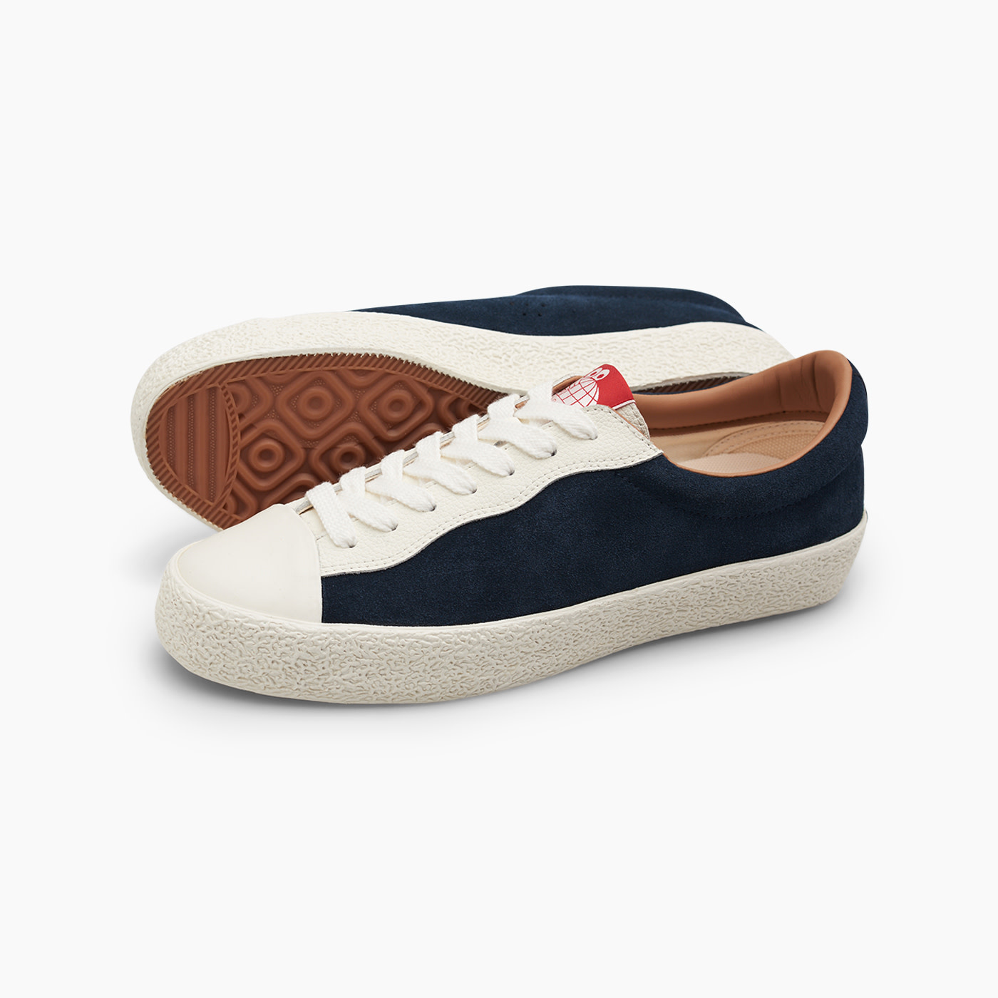 Last Resort AB VM002 Lo Cap Suede Peacoat/White