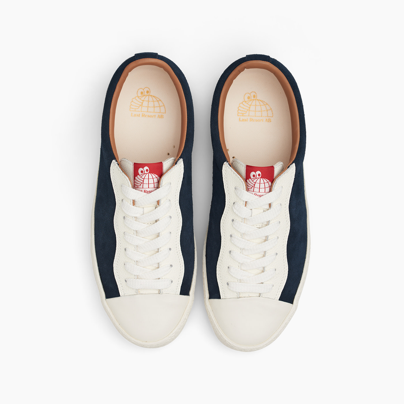 Last Resort AB VM002 Lo Cap Suede Peacoat/White
