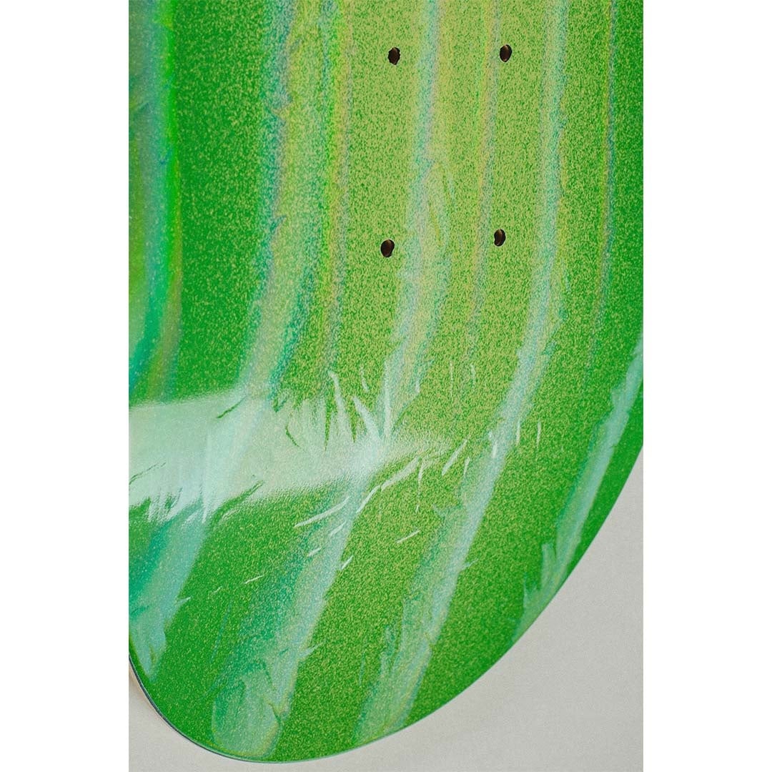 Fucking Awesome Neon Green Stamp Embossed 8.25" Shape 1
