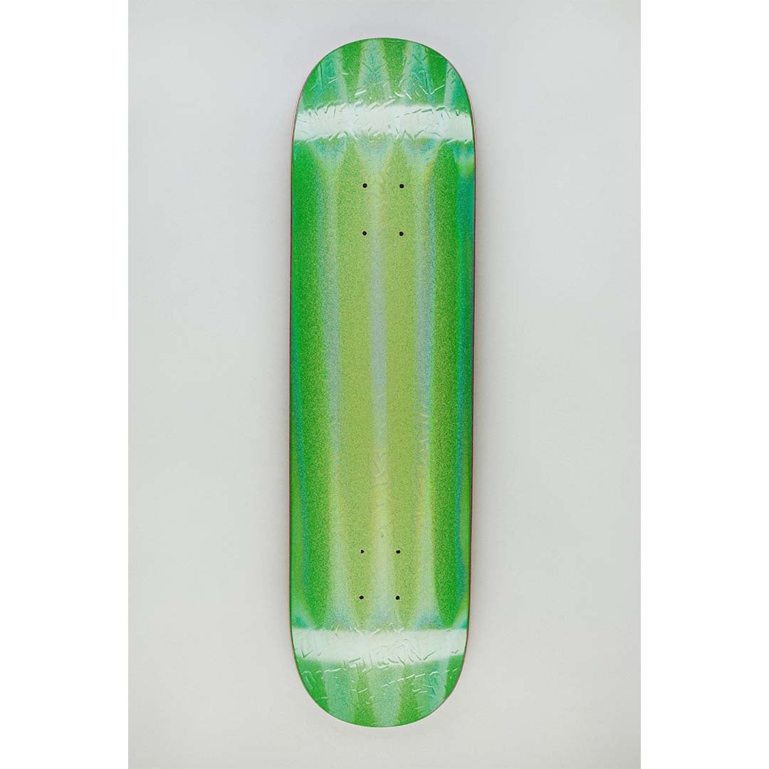 Fucking Awesome Neon Green Stamp Embossed 8.44" Shape 1