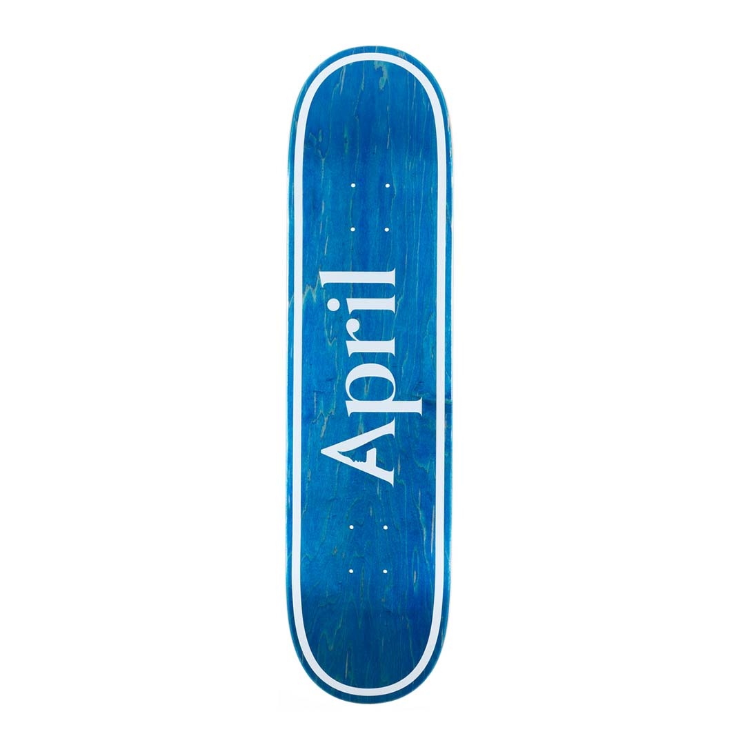April Skateboards April OG Logo Mini Blue Invert 7.25"