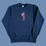 APB Skateshop APB Lotus Crewneck Sweatshirt Navy