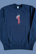 APB Skateshop APB Lotus Crewneck Sweatshirt Navy