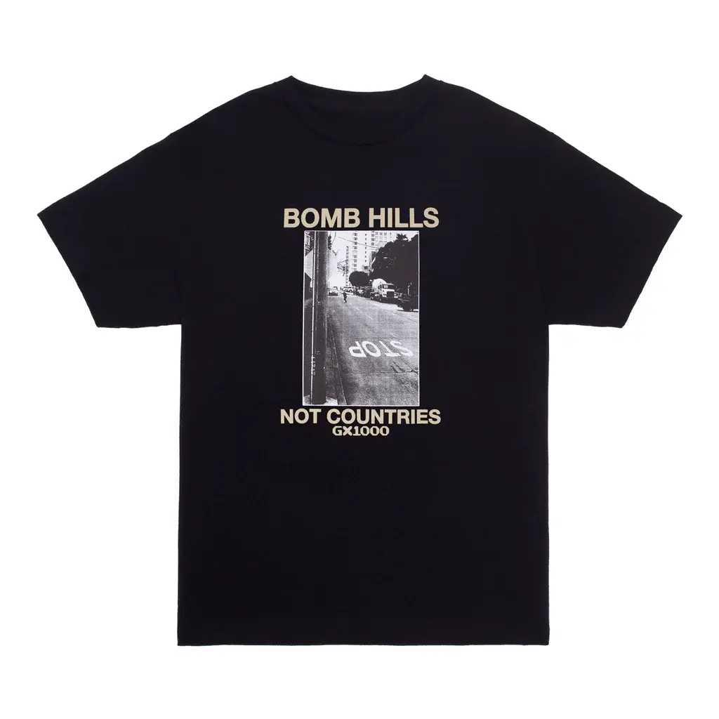 GX1000 Bomb Hills Not Countries Tee Black/Tan