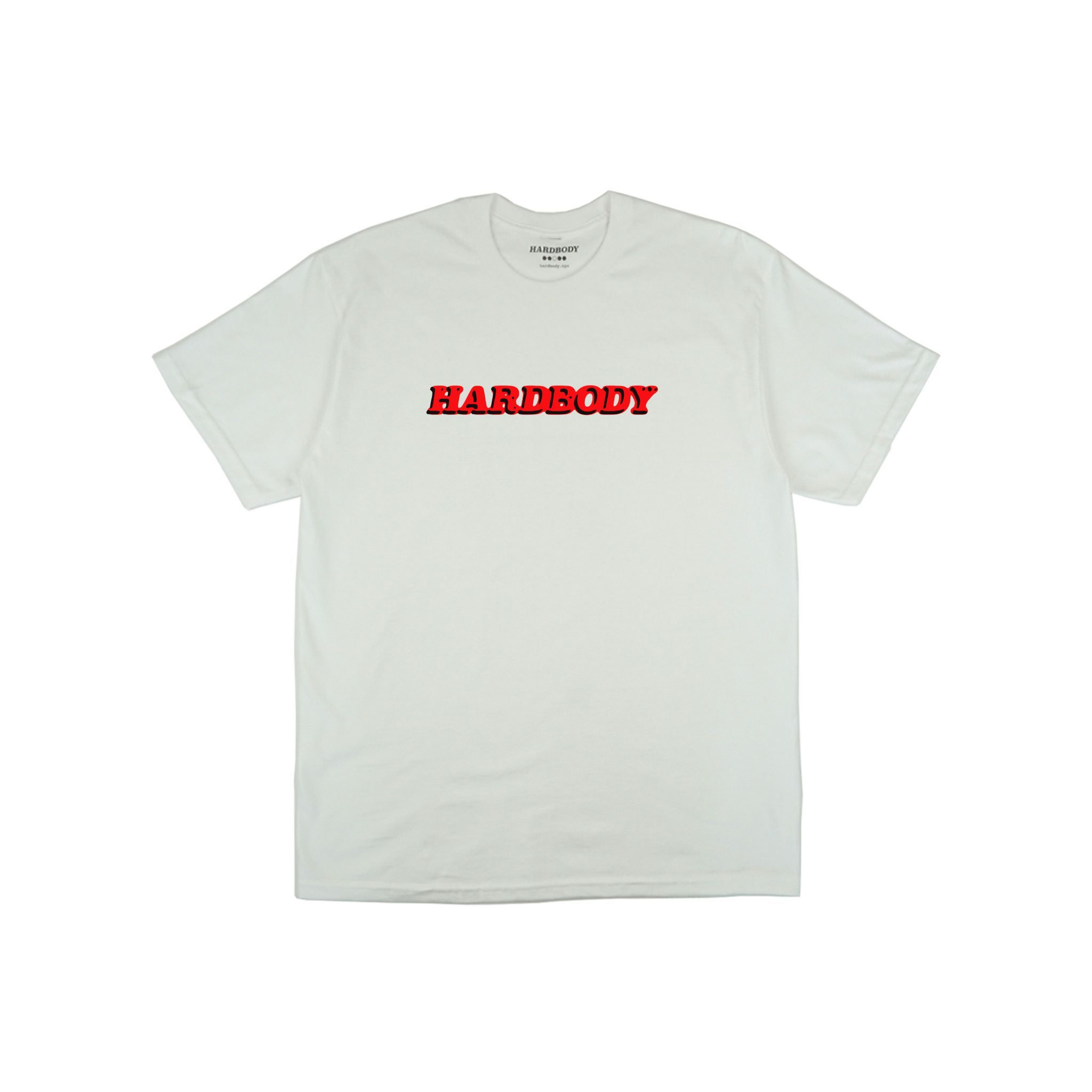 Hardbody Skateboards Ink Blot Logo Tee White