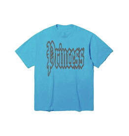 Hardbody Skateboards Princess Silver Tee Neon Blue