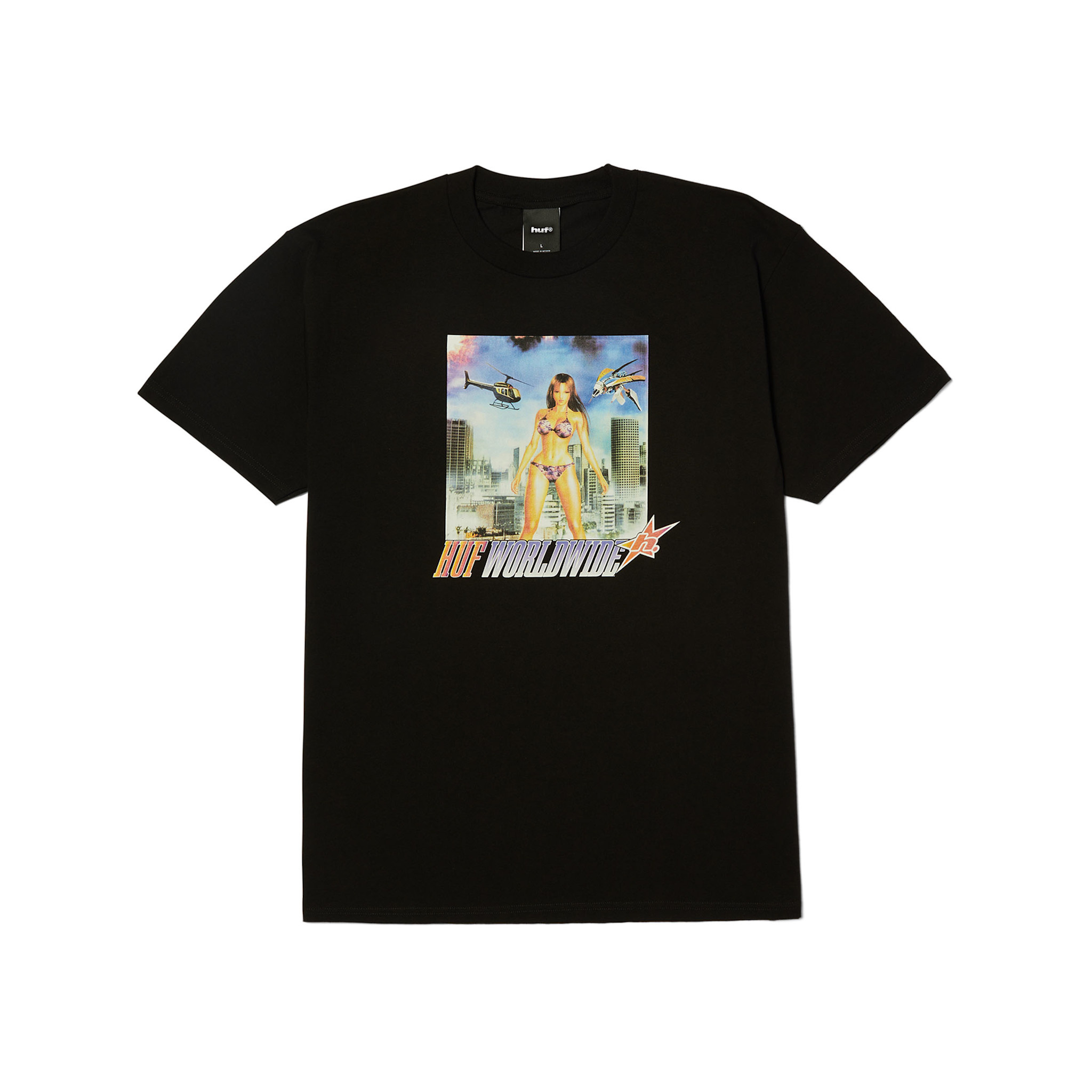 HUF In The Skies Tee Black