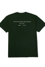 HUF Fight The Traffic Tee Forest Green