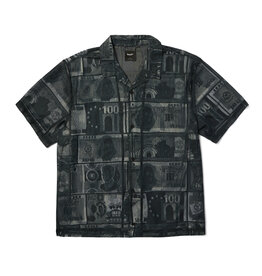 HUF Global Currency Lace Shirt Black