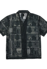 HUF Global Currency Lace Shirt Black
