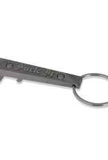 HUF Unstopper Keychain Silver