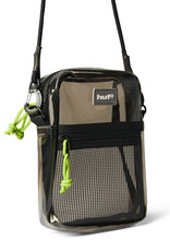 HUF Mercer Transparent Side Bag Smoke Black