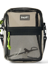 HUF Mercer Transparent Side Bag Smoke Black