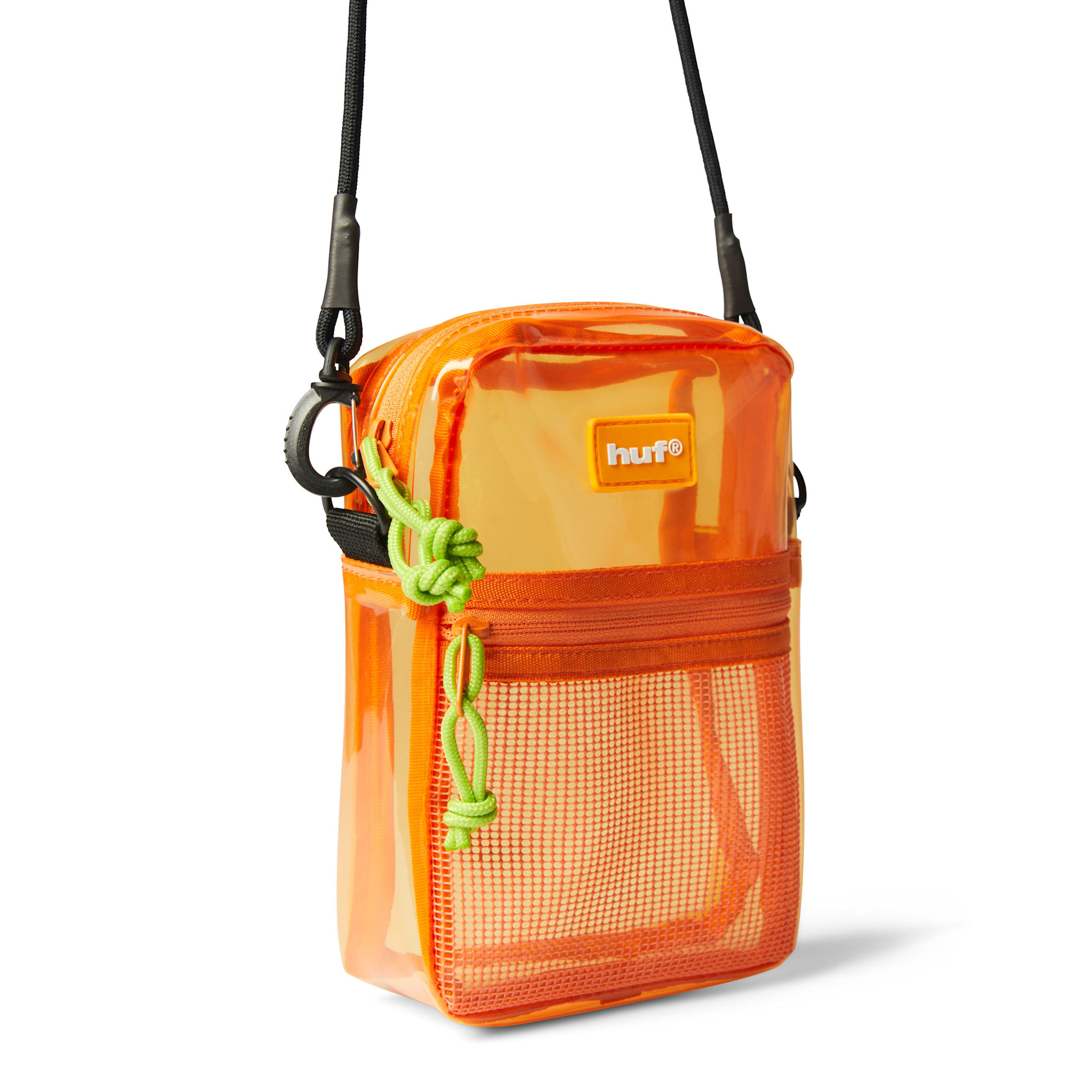HUF Mercer Transparent Side Bag Orange