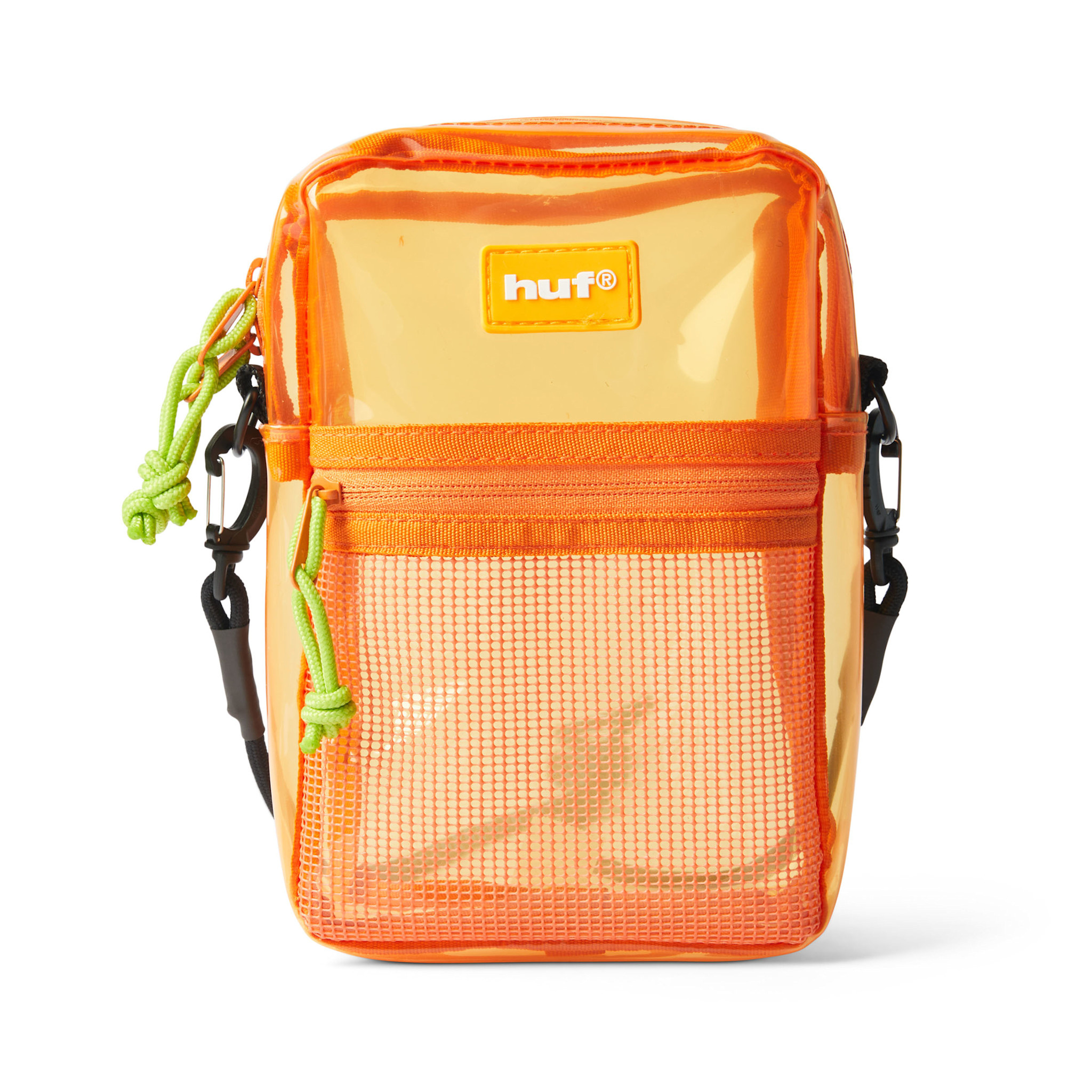 HUF Mercer Transparent Side Bag Orange