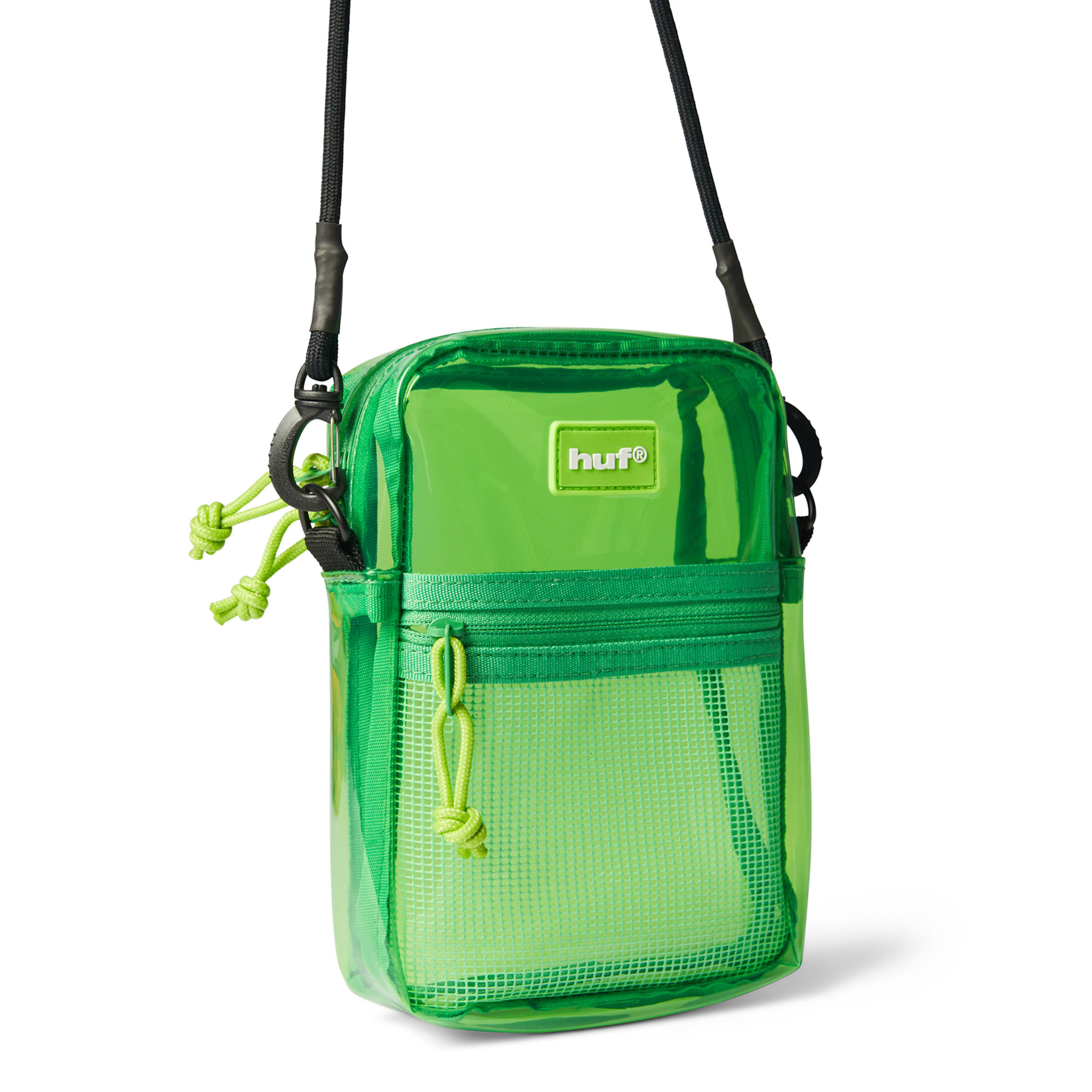 HUF Mercer Transparent Side Bag Green