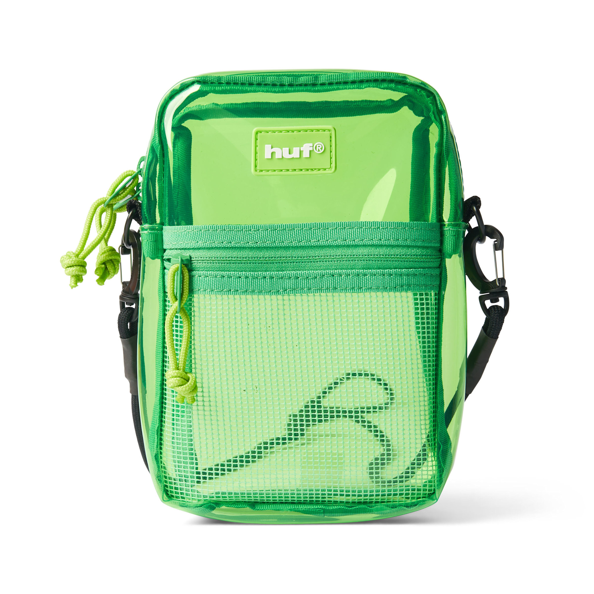 HUF Mercer Transparent Side Bag Green
