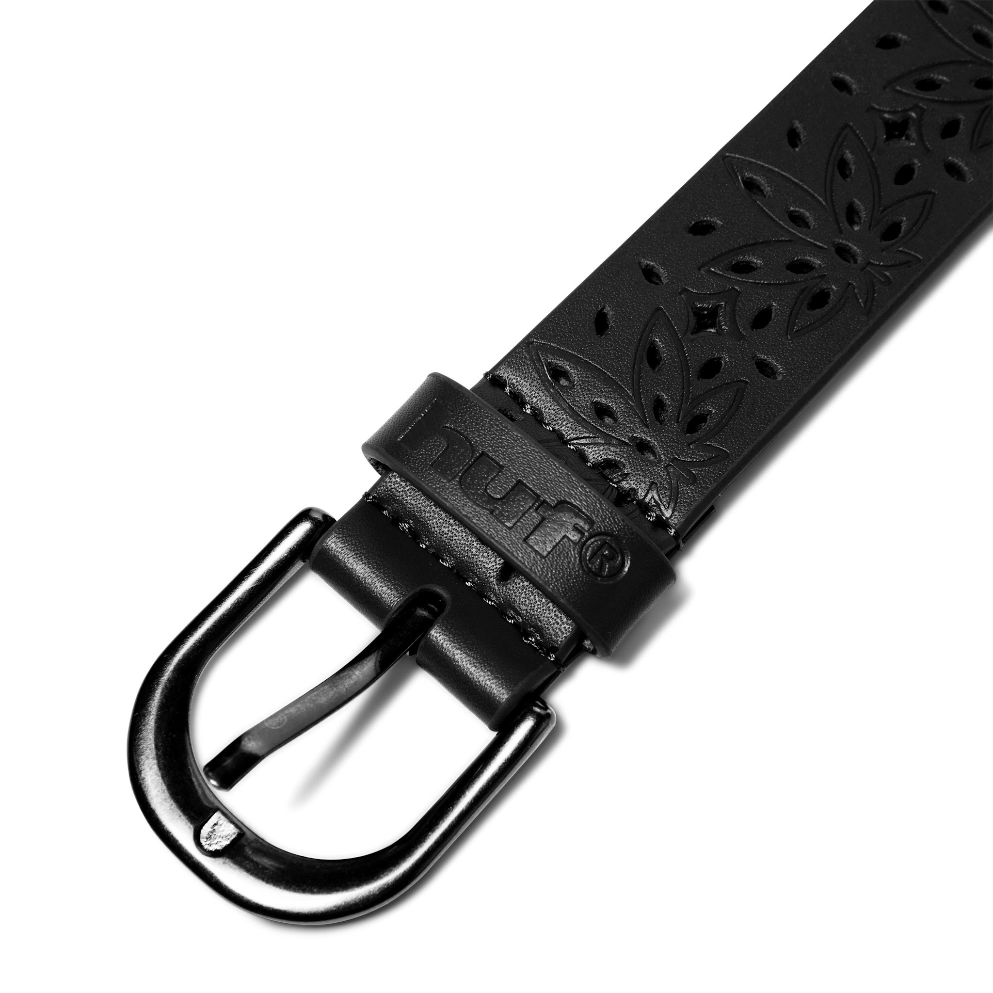 HUF Plantlife Perf Belt Black L/XL