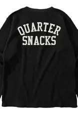 Quartersnacks Printed Thermal Longsleeve Tee Black