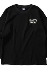 Quartersnacks Printed Thermal Longsleeve Tee Black