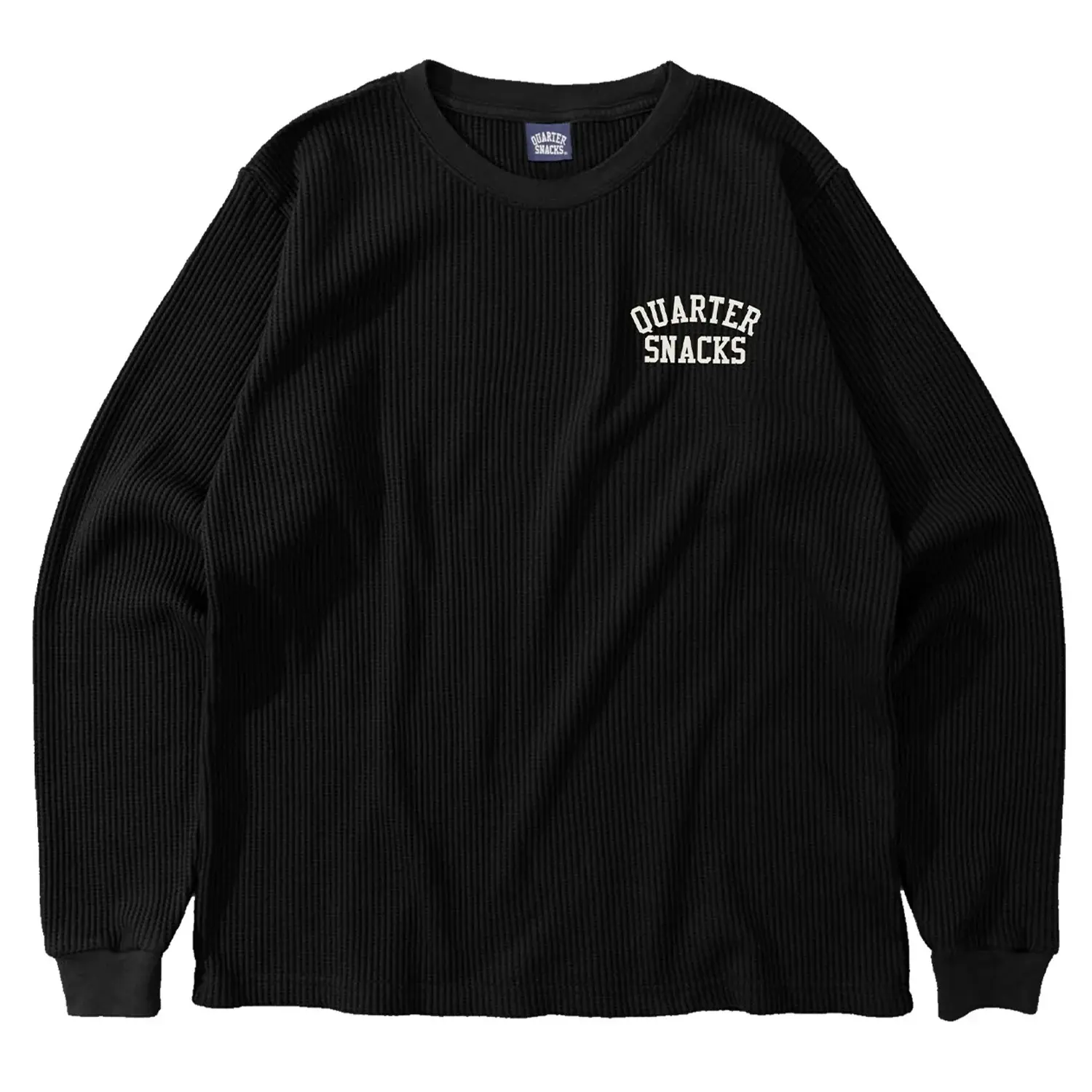 Quartersnacks Printed Thermal Longsleeve Tee Black