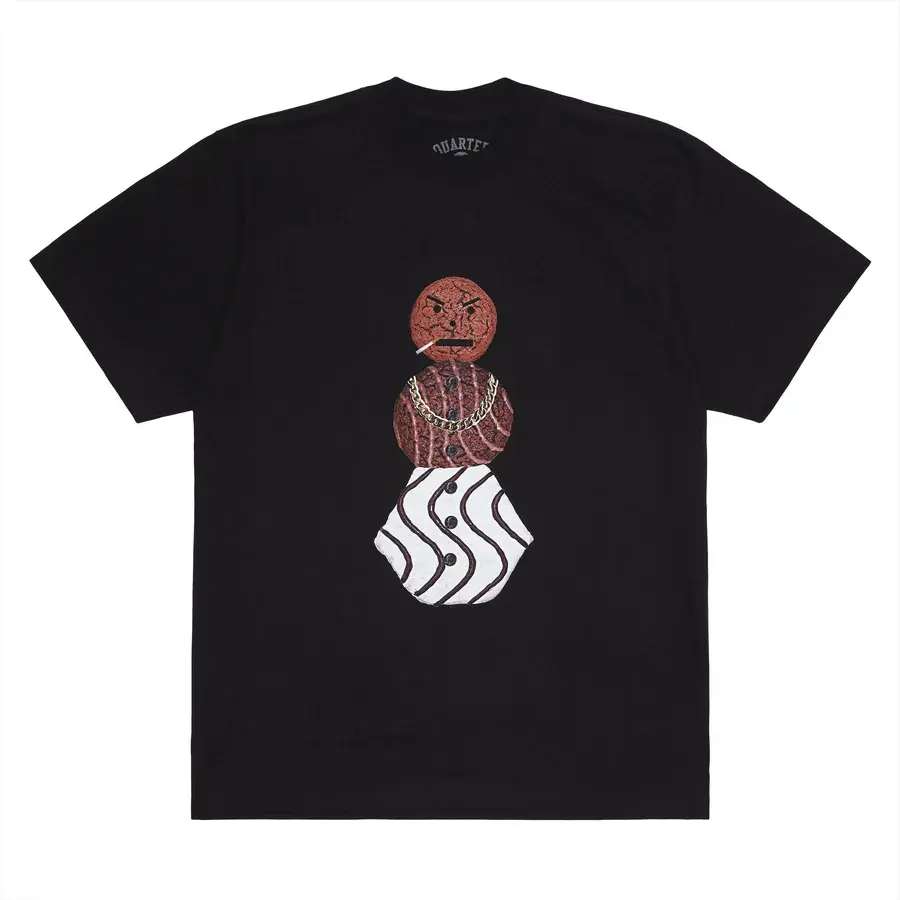 Quartersnacks Big Snackman Tee Black